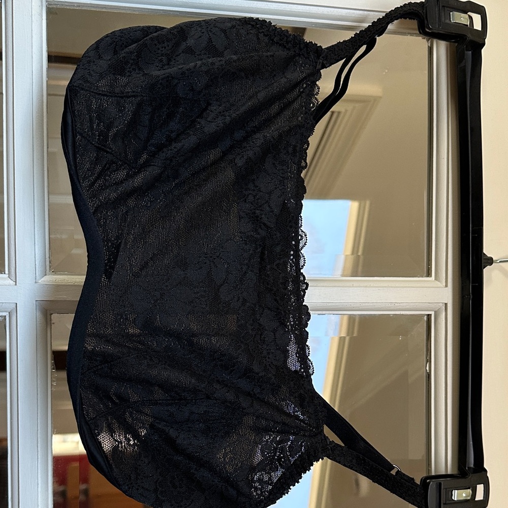 NEW! “Victoria Secret  PINK” Elegant Black Lace Bralette